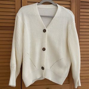 Oversized knit cardigan. NWOT